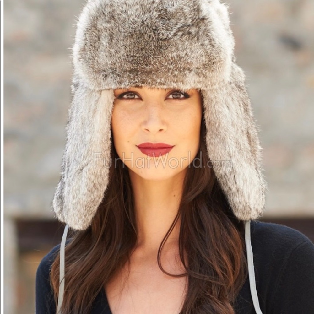 FRR Canada genuine rabbit fur trooper hat